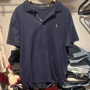 Ralph Lauren Deep Blue Custom Fit Polo